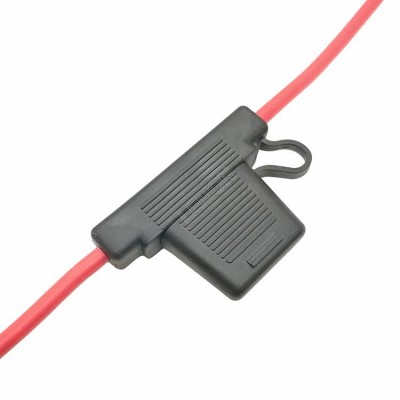 Red Black Wire 40a 80a Waterproof Auto Mini Medium Maxi Blade Fuse Holder For Car Ato Fuse Holder Fuse Box